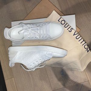 Louis Vuitton Monogram Calfskin Leather Sneakers